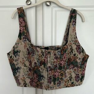 WILD FABLE Floral “Corset”